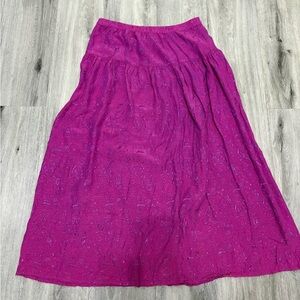 Vintage Lynn French Dallas Pink/Purple Boho Skirt
